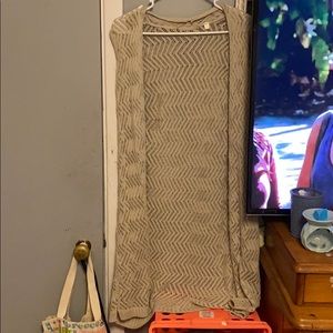 Long short sleeve cardigan